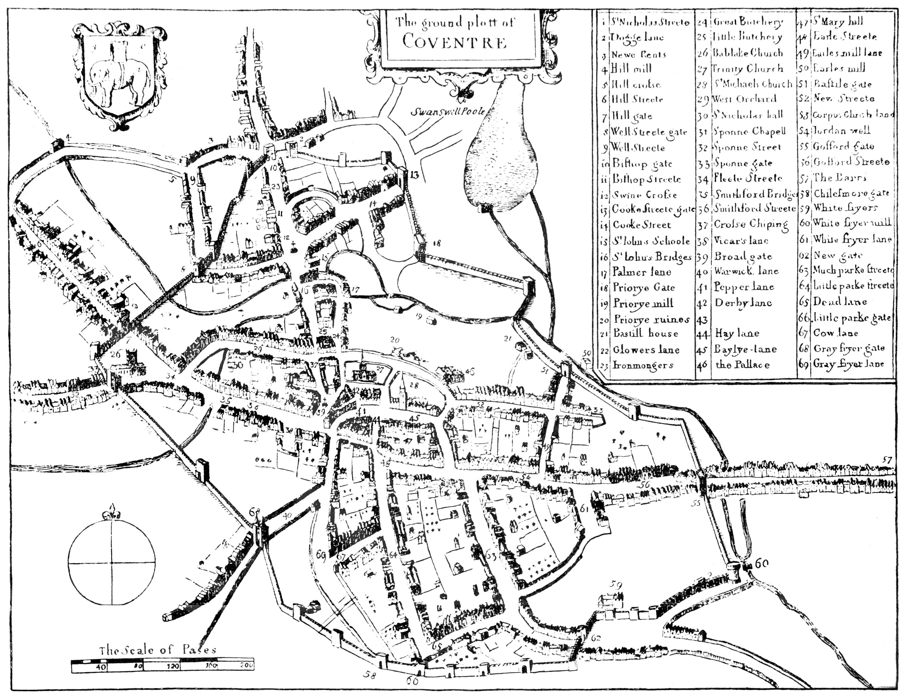 Historic Coventry Scans of old maps