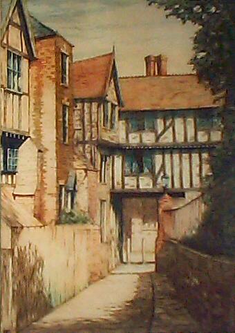 Trinity Lane Etching from Sue Howse