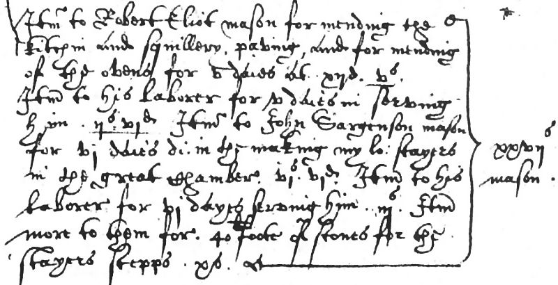 Caludon Accounts 1594 95