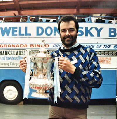 Paul with the F.A. Cup