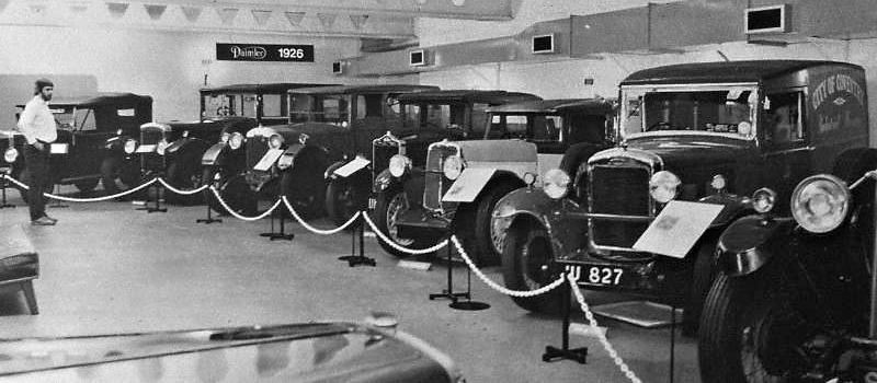 Old cars in the new Museum