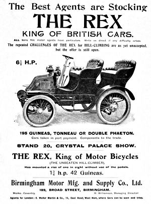 1901 Rex advert