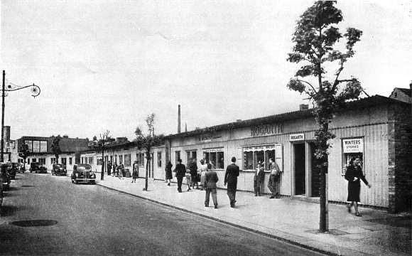 Temporary shops in Corporation Street.