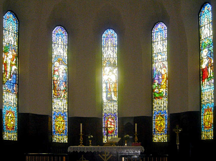 Church of Akureyri interior view