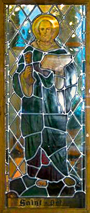 Coventry stained glass in the Church of skirkja. Photo courtesy of BGB, Iceland