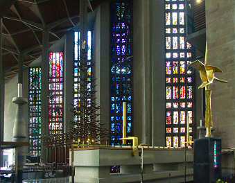 The Side windows of Coventry Cathedral