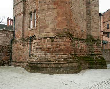 The north west tower of St. Mary's Cathedral Coventry 2004