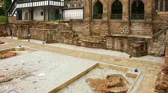 West Front ruins of St. Mary's Cathedral 2004