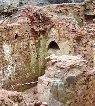 Excavations of the undercrofts of St. Mary's Priory 2001