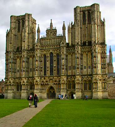 The west front of Wells' Cathedral 2005