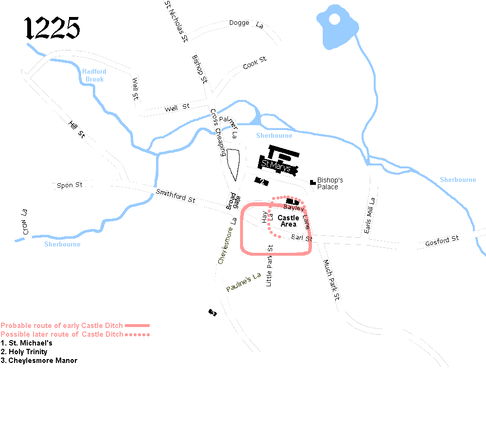 Map of Coventry streets through the ages