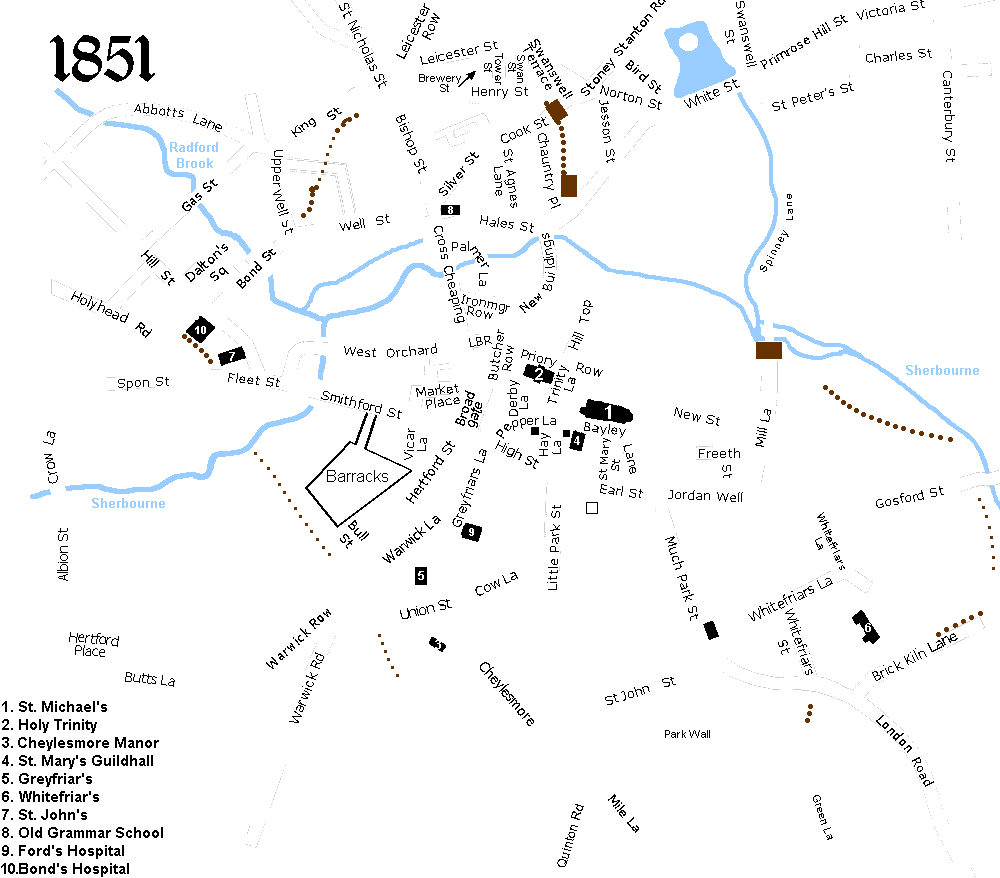 Coventry street map