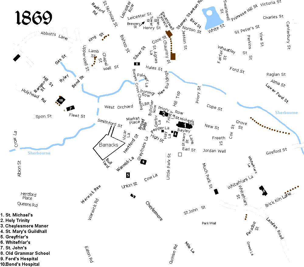 Coventry street map