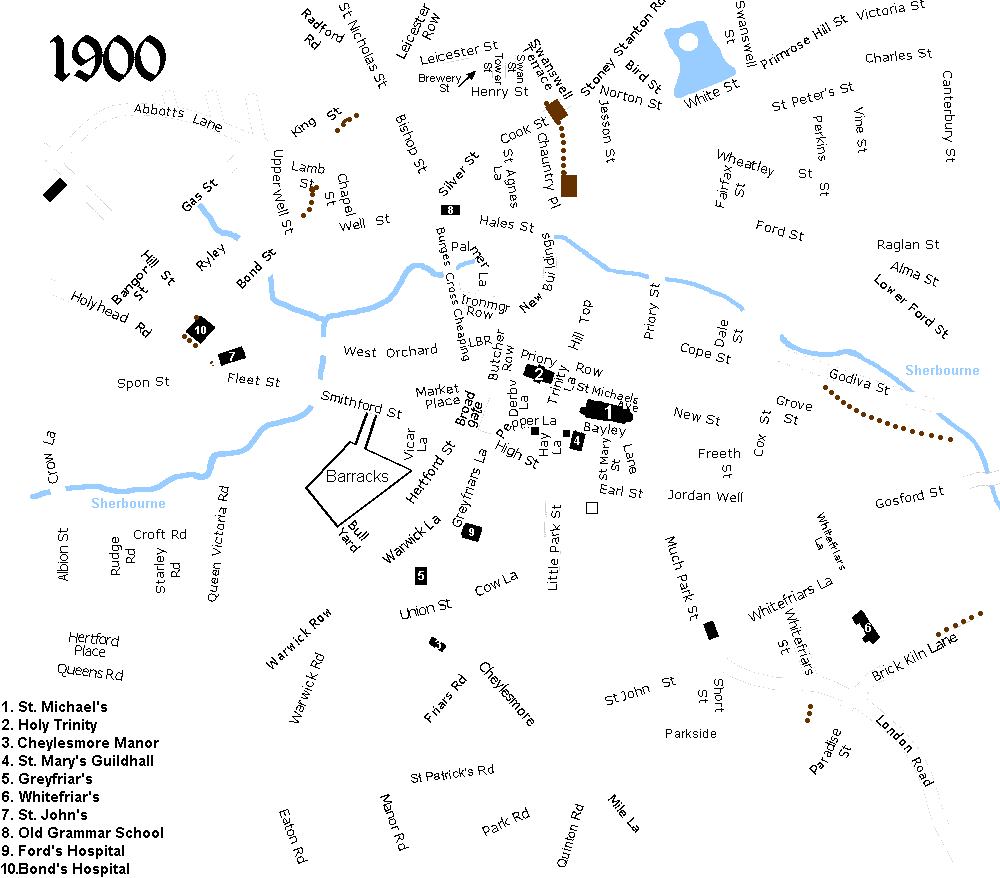 Coventry street map