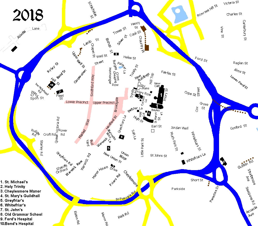 Coventry street map