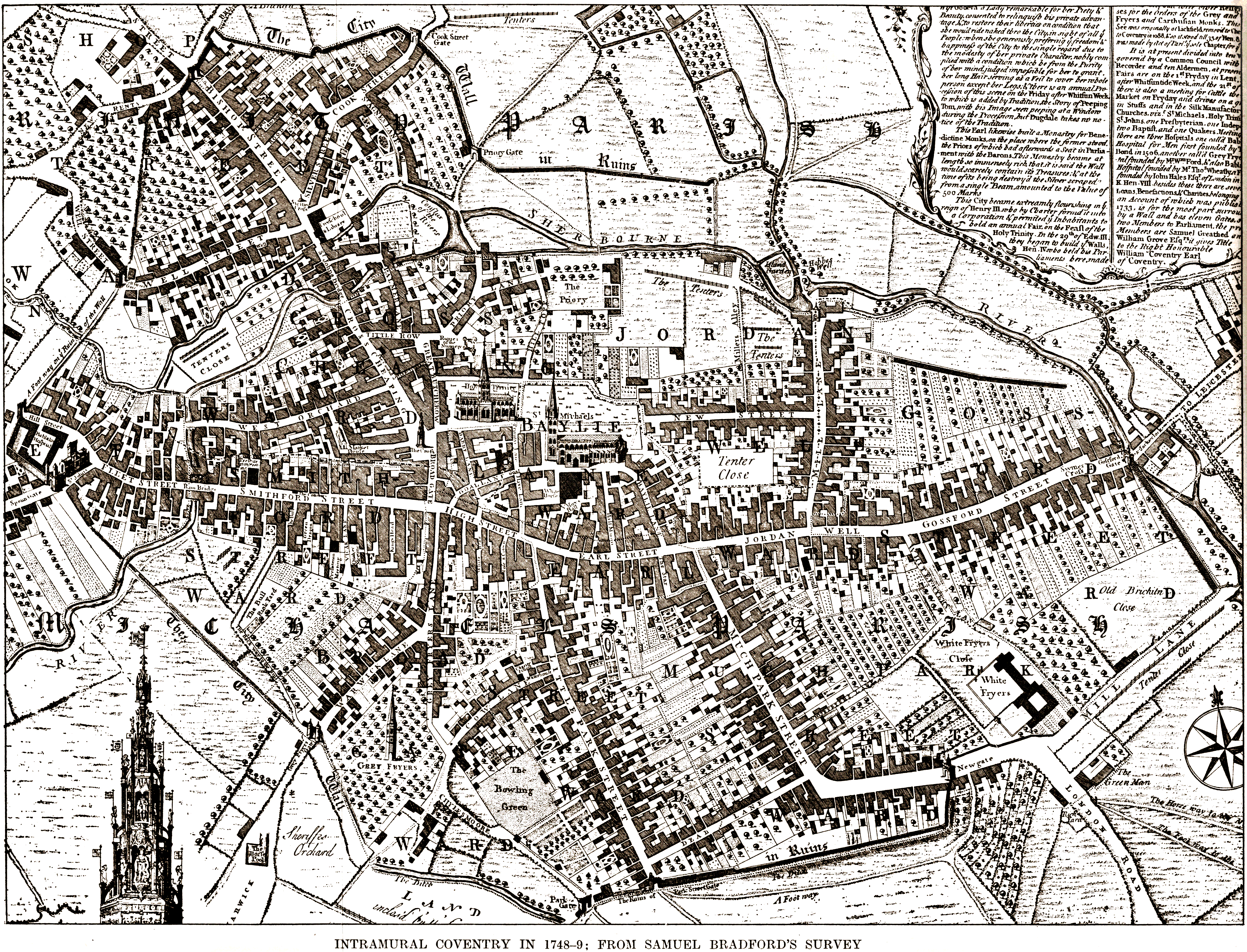 Historic Coventry - Scans of old maps