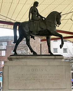 Lady Godiva Statue in Broadgate