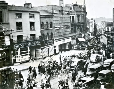 Broadgate after the IRA bomb, 1939