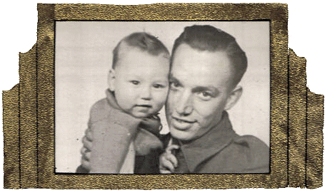 Mick Billings with his dad