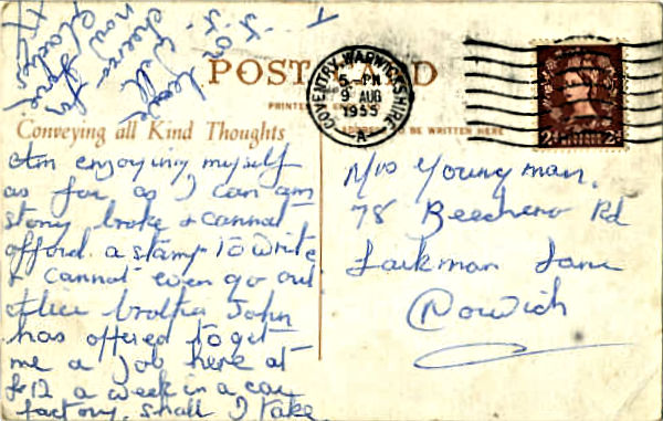A Postcard from Coventry.