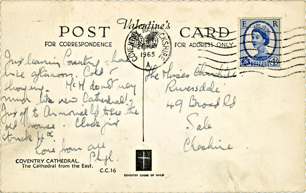 A Postcard from Coventry.