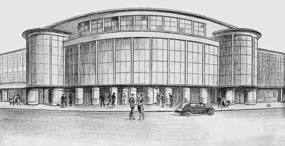 Proposed Market Hall 1945