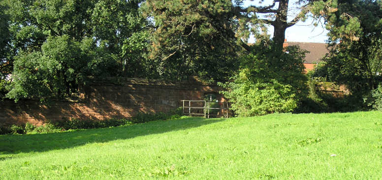 Medieval wall surrounding the Charterhouse grounds