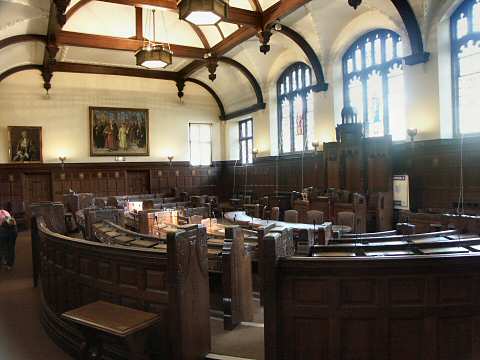 The Council Chamber inside the Council House.