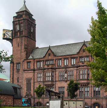 The side of the Council House