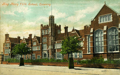 King Henry VIII Grammar School in the early 1900s