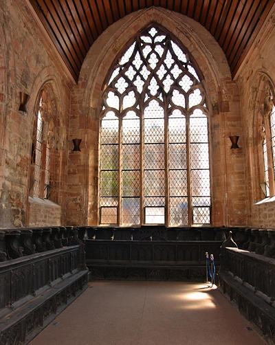 Window from inside the Old Grammar School 2005