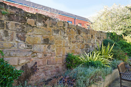 Inside of the Wall at Bond's Hospital